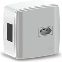 Centrinho Ilumi Pvc P/1Dj+Tom 20A Extensao 20631