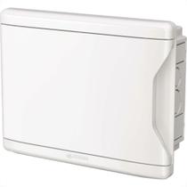Centrinho Krona Pvc Branco Embutir Para 3 Disjuntores Nema / 4 Disjuntores Din Centrinho Krona Pvc Branco Embutir Para 3 Disjuntores Nema / 4 Disjuntores Din