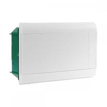 Centrinho Schneider Pvc Embutir Branco Para 12 Disjuntores Sem Barramento Centrinho Schneider Pvc Embutir Branco Para 12 Disjuntores Sem Barramento