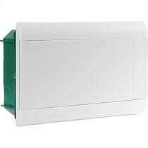 Centrinho Schneider Pvc Embutir Branco Para 12 Disjuntores Sem Barramento Centrinho Schneider Pvc Embutir Branco Para 12 Disjuntores Sem Barramento
