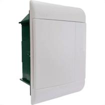 Centrinho Schneider Pvc Embutir Branco Para 5 Disjuntores Sem Barramento Centrinho Schneider Pvc Embutir Branco Para 5 Disjuntores Sem Barramento