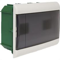 Centrinho Schneider Pvc Embutir Fume Para 12 Disjuntores Din Sem Barramento Centrinho Schneider Pvc Embutir Fume Para 12 Disjuntores Din Sem Barramento