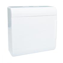 Centrinho Steck Pvc 08 Disjuntor Din Sobrepor Branco