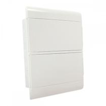 Centrinho Steck Pvc 24 Disjuntor Din Embutir Branco Centrinho Steck Pvc 24 Disjuntor Din Embutir Branco