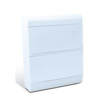 Centrinho Steck Pvc 24 Disjuntor Din Sobrepor Branco Centrinho Steck Pvc 24 Disjuntor Din Sobrepor Branco