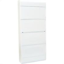 Centrinho Steck Pvc 48 Disjuntor Din Sobrepor Branco Centrinho Steck Pvc 48 Disjuntor Din Sobrepor Branco