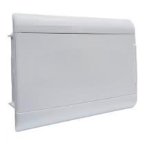 Centrinho Steck Pvc Embutir Branco Para 12 Disjuntores Din Sem Barramento
