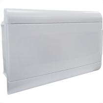 Centrinho Steck Pvc Embutir Branco Para 16 Disjuntores Din Sem Barramento Centrinho Steck Pvc Embutir Branco Para 16 Disjuntores Din Sem Barramento