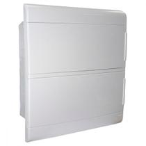 Centrinho Steck Pvc Embutir Branco Para 24 Disjuntores Din Sem Barramento Centrinho Steck Pvc Embutir Branco Para 24 Disjuntores Din Sem Barramento