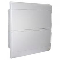 Centrinho Steck Pvc Embutir Branco Para 24 Disjuntores Din Sem Barramento Centrinho Steck Pvc Embutir Branco Para 24 Disjuntores Din Sem Barramento