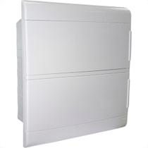 Centrinho Steck Pvc Embutir Branco Para 24 Disjuntores Sem Barramento Centrinho Steck Pvc Embutir Branco Para 24 Disjuntores Sem Barramento