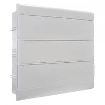 Centrinho Steck Pvc Embutir Branco Para 36 Disjuntores Din Sem Barramento Centrinho Steck Pvc Embutir Branco Para 36 Disjuntores Din Sem Barramento
