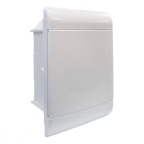 Centrinho Steck Pvc Embutir Branco Para 5 Disjuntores Din Sem Barramento Centrinho Steck Pvc Embutir Branco Para 5 Disjuntores Din Sem Barramento