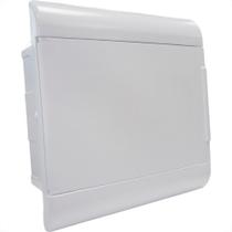 Centrinho Steck Pvc Embutir Branco Para 8 Disjuntores Din Sem Barramento Centrinho Steck Pvc Embutir Branco Para 8 Disjuntores Din Sem Barramento