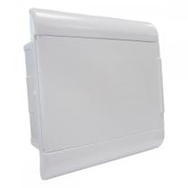Centrinho Steck Pvc Embutir Branco Para 8 Disjuntores Din Sem Barramento Centrinho Steck Pvc Embutir Branco Para 8 Disjuntores Din Sem Barramento