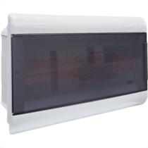 Centrinho Steck Pvc Embutir Fume Para 16 Disjuntores Din Sem Barramento Centrinho Steck Pvc Embutir Fume Para 16 Disjuntores Din Sem Barramento