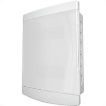 Centrinho Tigre Pvc Embutir Para 16 Disjuntores Din Com Barramento Branco