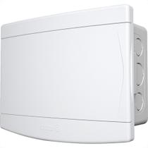 Centrinho Tigre Pvc Embutir Para 8 Disjuntores Com Barramento Branco Centrinho Tigre Pvc Embutir Para 8 Disjuntores Com Barramento Branco