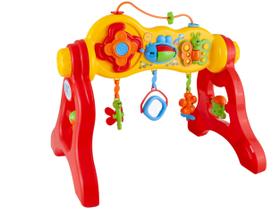 Centro de Atividades Multifuncional Play Gym Infantil Bebê 3 em 1 com Som Didático Coordenação Motora
