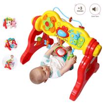 Centro de Atividades Multifuncional Play Gym Infantil Bebê 3 em 1 com Som Didático Coordenação Motora Centro de Atividades Multifuncional Play Gym Infantil Bebê 3 em 1 com Som Didático Coordenação Motora