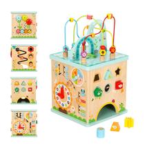 Centro de atividades OOOK All-in-One 5 em 1 com brinquedos Montessori