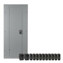 Centro de carga ABB TM3220CCU2K 200 A, 32 espaços, 120/240 V Centro de carga ABB TM3220CCU2K 200 A, 32 espaços, 120/240 V