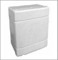 Centro de distribuição - centrinho sobrepor 04 din branco gomes pvc antichamas Centro de distribuição - centrinho sobrepor 04 din branco gomes pvc antichamas