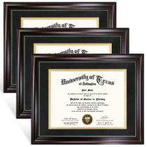 Centro de formatura Diploma Frame 21 x 29,7 cm com tapete 28 x 35,5 cm sem tapete