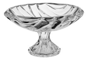 Centro de Mesa Alisios Home&Co 19x33cm Cristal Eco Transparente Enfeite Decoração para Sala e Estante