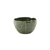Centro de Mesa Banana Leaf de Cerâmica 16x16x9,5cm - Verde - Lyor
