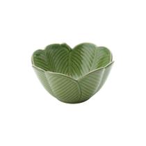 Centro de Mesa Banana Leaf de Ceramica Verde 13cm x 7cm
