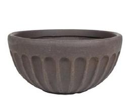 Centro de mesa cachepot duncan grafite mescla em cimento g Centro de mesa cachepot duncan grafite mescla em cimento g