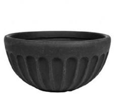 Centro de mesa cachepot duncan grafite mescla em cimento Centro de mesa cachepot duncan grafite mescla em cimento