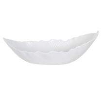 Centro de Mesa Cerâmica Orgânico Off White 19,3x54,2x25cm Centro de Mesa Cerâmica Orgânico Off White 19,3x54,2x25cm