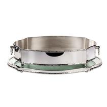Centro de Mesa Classic Grande com Cordão Croisé e Présentoir em Espelho Centro de Mesa Classic Grande com Cordão Croisé e Présentoir em Espelho