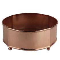 Centro de Mesa Clássico Com Cordão Pérola Cobre