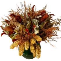 Centro de Mesa com Flores Secas Elegância e Estilo Rústico