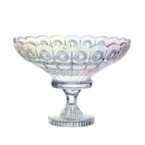Centro de Mesa com Pé Versailles Cristal Furta Cor d.32,5x23,5cm Bohemia Centro de Mesa com Pé Versailles Cristal Furta Cor d.32,5x23,5cm Bohemia
