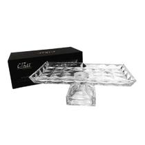 Centro De Mesa Cristal Com Pé 35X17,5Cm - Class