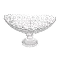 Centro de mesa cristal oval shallow