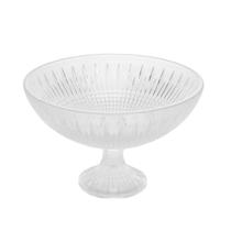 Centro de Mesa de Cristal com Pé Queen 30cm x 19cm - Wolff Centro de Mesa de Cristal com Pé Queen 30cm x 19cm - Wolff