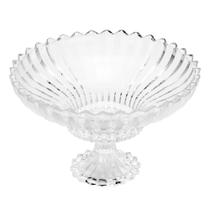 Centro de Mesa de Cristal com Pé Transparente Geneva 32cm x 21cm Wolff Centro de Mesa de Cristal com Pé Transparente Geneva 32cm x 21cm Wolff
