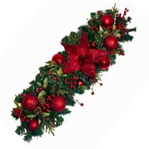 Centro de Mesa de Jantar Natalino Arranjo Decoração de Natal