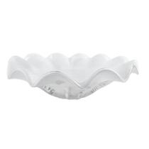 Centro de Mesa de Murano Decorativo Grande - Laradore Branco