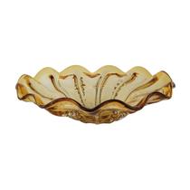 Centro de Mesa de Murano Grande Laradore - Fruteira Âmbar Centro de Mesa de Murano Grande Laradore - Fruteira Âmbar