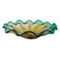 Centro de Mesa de Murano Grande Laradore - Verde e Âmbar