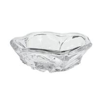 Centro de mesa de vidro luxo redondo transparente