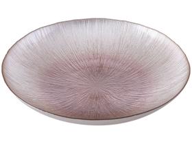 Centro de Mesa de Vidro Oval Nell Rose Gold