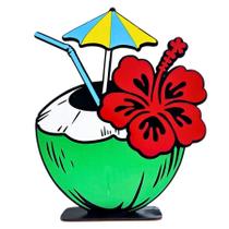 Centro de Mesa Decoração Festa Coco Tropical Enfeite