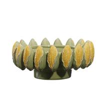 Centro de Mesa Decorativo Corn em Ceramica 32x14,5cm Centro de Mesa Decorativo Corn em Ceramica 32x14,5cm
